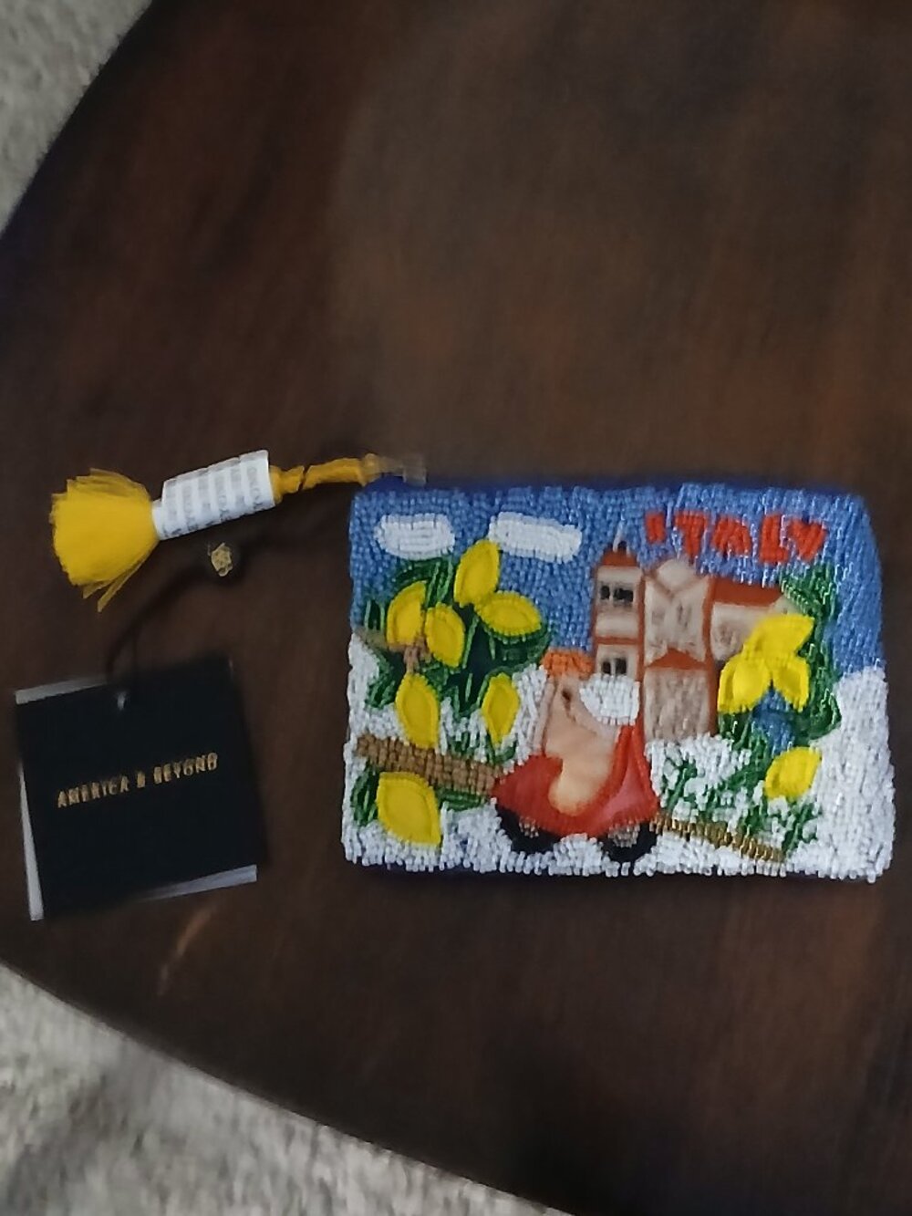 Embellished Destination Pouch